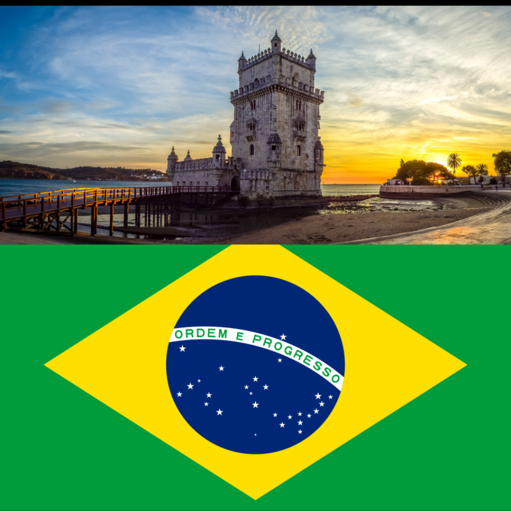 O que é pequeno em Lisboa e grande no Brasil?