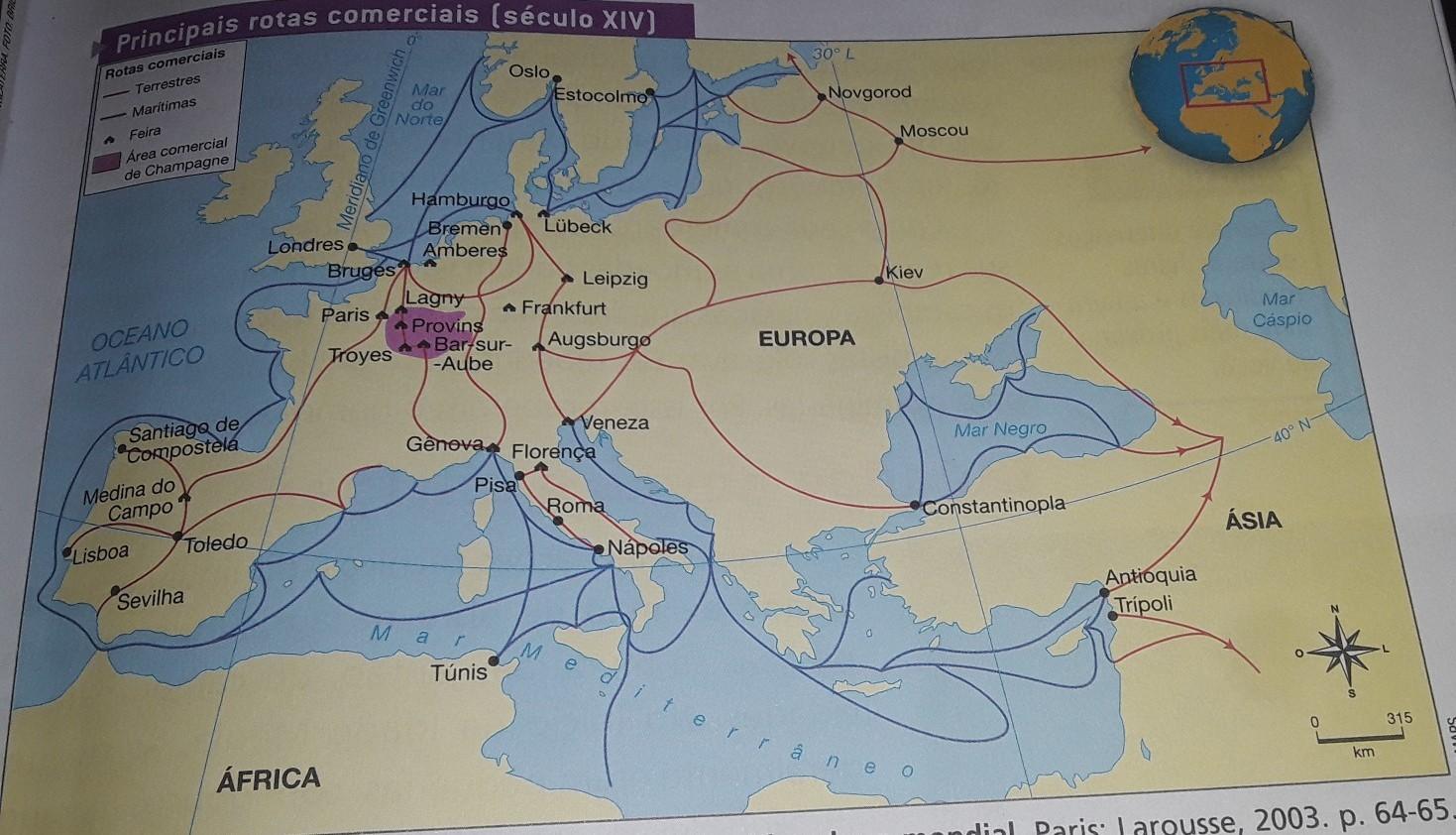 Observe o mapa da página 49 com atenção. Com base no que você estudou no capítulo