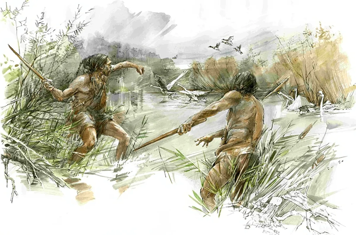 Artefato de caça com 300.000 anos 