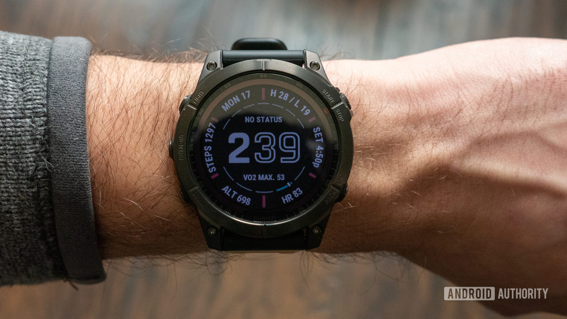 Garmin Fenix ​​7 Sapphire Solar no pulso